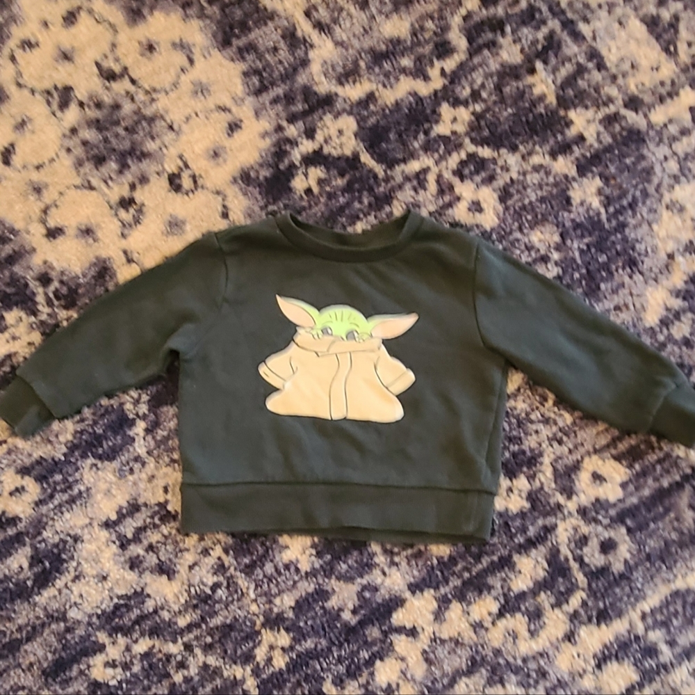 Toddler Yoda sweatshirt